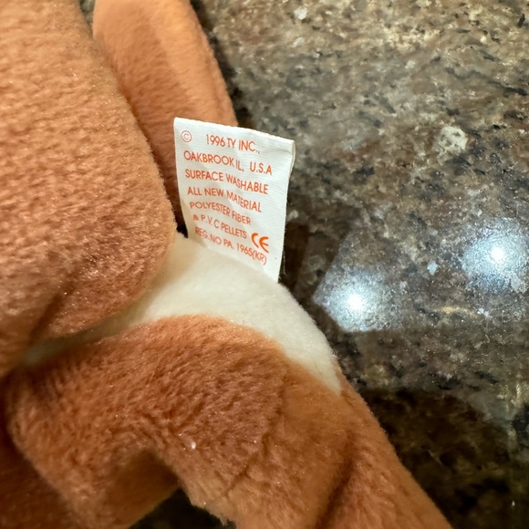 Ty Beanie Kangaroo “ Pouch “ DOB 11-6-96 With Baby - Picture 6 of 7